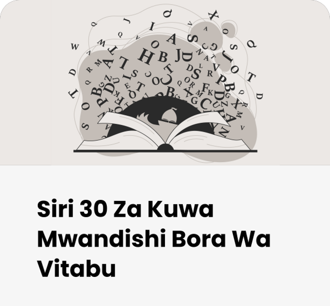 Siri 30 za kuwa mwandishi bora wa vitabu